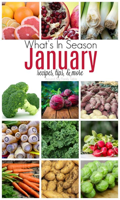 What’s In Season. Fruits and vegetables typically grown in Ohio are listed below by month and season. Availability varies according to growing conditions, time of the year and where you live. Many fruits and vegetables are available beyond the indicated harvest periods through modern storage techniques and facilities.